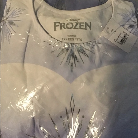 Girls' Disney Frozen 2 Elsa Long Sleeve Cosplay Dress - Light Blue XXL or 16 - Picture 2 of 3